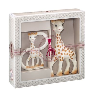 Girafa Sophie, set cadou pentru dentitie