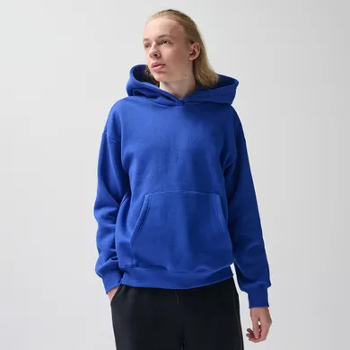 Hanorac albastru cu croiala oversize unisex NOWEAR