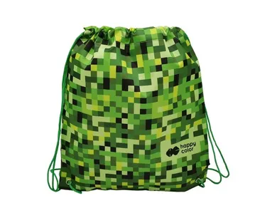 Happy Color, rucsac cu snur, 40-34 cm, Pixi Green