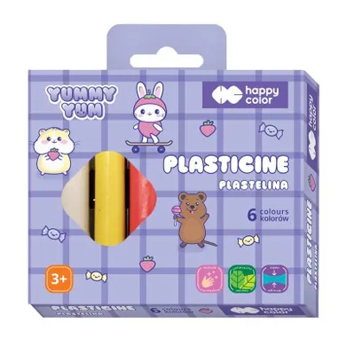 Happy Color, Yummy Yum, plastilina, Capibara, 6 culoare