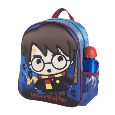 Harry Potter, rucsac gradinita 3D cu sticla de apa