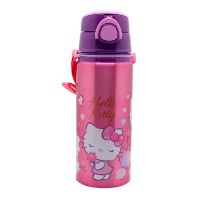 Hello Kitty, sticla de apa din aluminiu cu maner, 730 ml