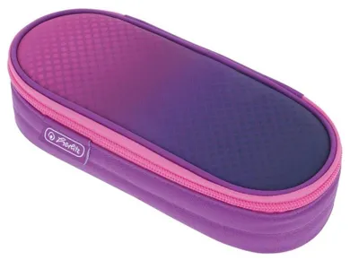 Herlitz, Dip Dye, penar etui oval, roz-violet