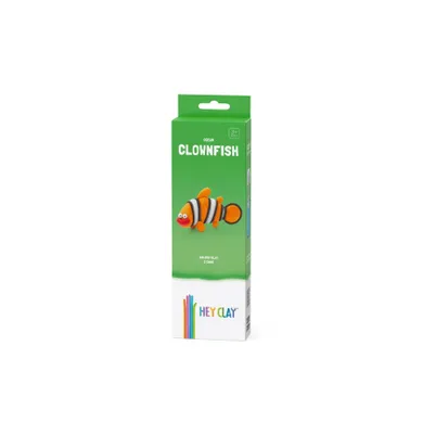Hey Clay, Ocean, Clownfish, set creativ, 3 cutii de plastilina