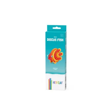 Hey Clay, Ocean, Discus Fish, set creativ, 3 cutii de plastilina