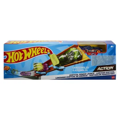 Hot Wheels, Action, Vertical Power Launch, set de joaca cu masina, HFY68