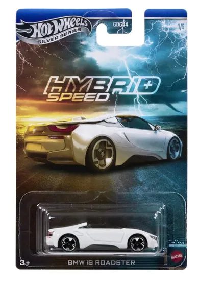Hot Wheels, Automotive, BMW i8 Roadster, Hybrid Speed, masina, scara 1:64, JCB76