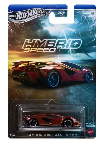 Hot Wheels, Automotive, Lamborghini Sian FKP 37, Hybrid Speed, masina, scara 1:64, JCB77