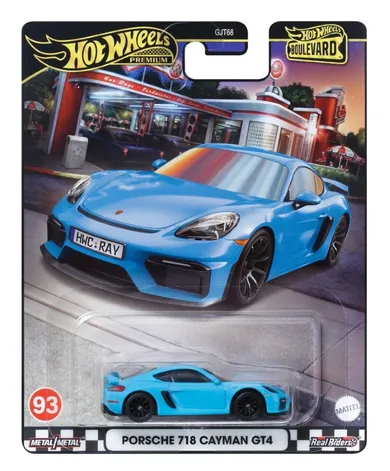 Hot Wheels, Boulevard, Porsche 718 Cayman GT4, masina, HRT71