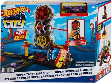 Hot Wheels City, Atelier de anvelope de curse, set