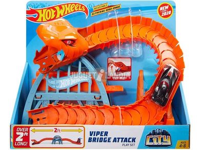 Hot Wheels City, Viper Bridge Attack, set de joaca