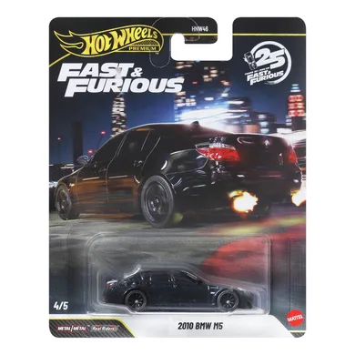 Hot Wheels, Fast & Furious, 2010 BMW M5, masina Premium, scara 1:64, JHW62