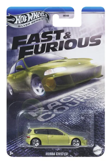 Hot Wheels, Fast & Furious, Honda Civic EG, masina, scara 1:64, JBY39