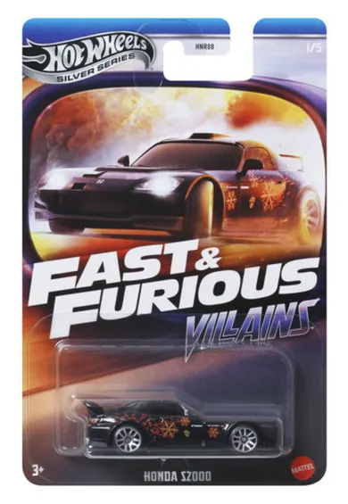 Hot Wheels, Fast & Furious, Honda S2000, masina, scara 1:64, JBY34