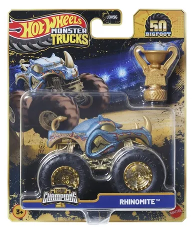 Hot Wheels, Monster Trucks, Bigfoot, Rhinomite, masina, scara 1:64, JDW03
