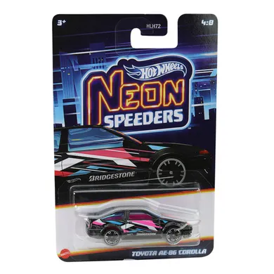 Hot Wheels, Neon Speeders, Toyota AE-86 Corolla, masina, scara 1:64, JCB03