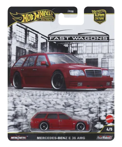 Hot Wheels, Premium, Car Culture, Mercedes Benz E 36 AMG, masina, scara 1:64, JBK69