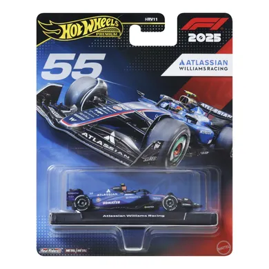 Hot Wheels, Premium, Formula 1, Atlassian Williams Racing (#55), masina, scara 1:64, JKD85
