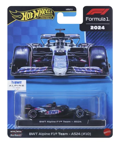 Hot Wheels, Premium, Formula 1, BWT Alpine F1 Team - A524 (#10), masina, JBM21