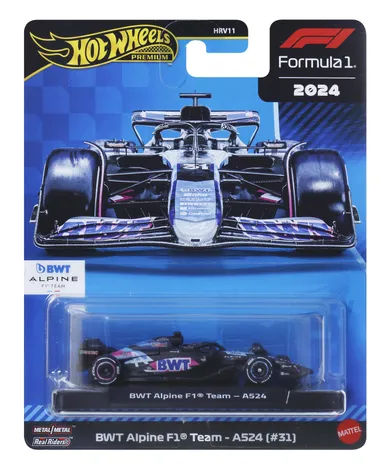 Hot Wheels, Premium, Formula 1, BWT Alpine F1 Team - A524 (#31), masina, JBM09