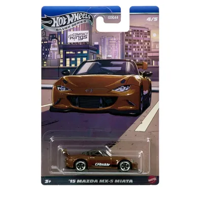 Hot Wheels, Silver Series, Compact Kings, '15 Mazda MX-5 Miata, masina, JKX56