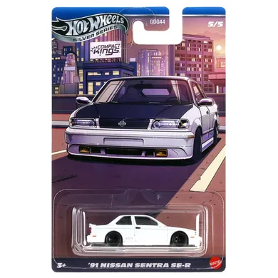 Hot Wheels, Silver Series, Compact Kings, '91 Nissan Sentra SE-R, masina, JKX60