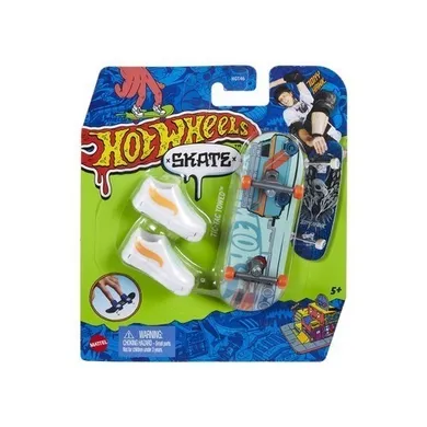 Hot Wheels, Skate, skateboard si pantofi, set de joaca, 1 buc.