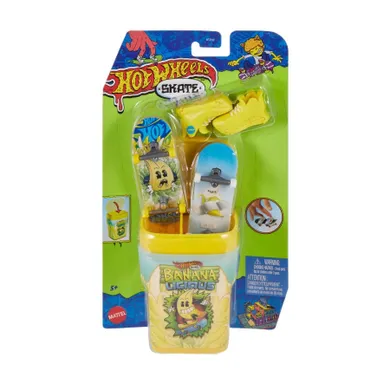 Hot Wheels, Skate, Skatebox cu 2 skateboard-uri, HVK79, set de joaca