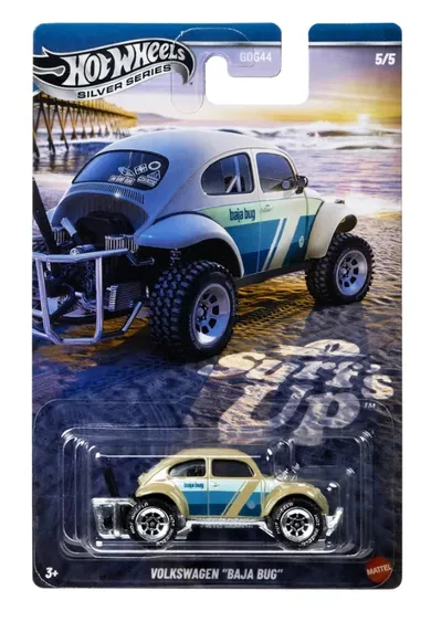 Hot Wheels, Surf's Up, Volkswagen "Baja Bug"masina, scara 1:64, JCB70