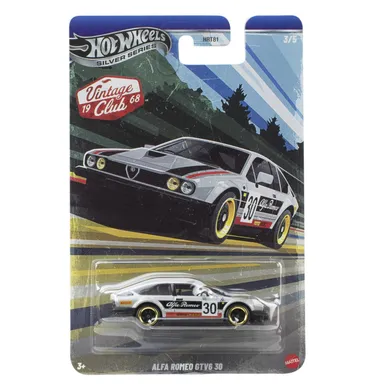 Hot Wheels, Vintage Racing Club, Alfa Romeo GTV6 30, masina, scara 1:64, JKY30