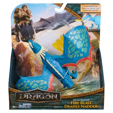 How To Train Your Dragon, Fire Blast Deadly Nadder, figurina de dragon