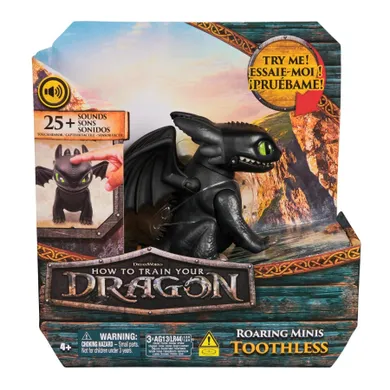 How To Train Your Dragon, Roaring Minis, Toothless, figurina de dragon interactiva