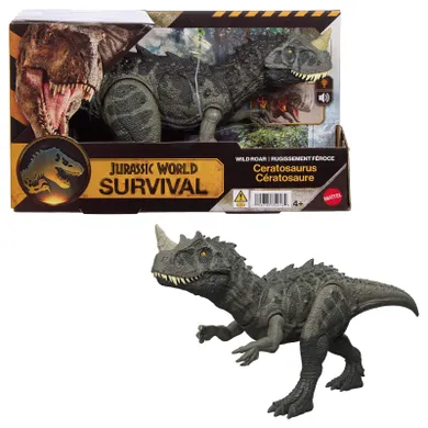 Jurassic World, Ceratosaurus, dinozaur care rage, figurina