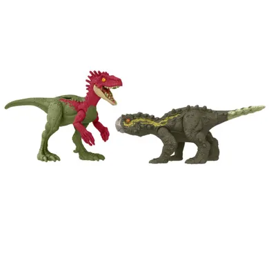 Jurassic World, Danger Pack, Eoraptor vs Stegouros, dinozaur, figurina