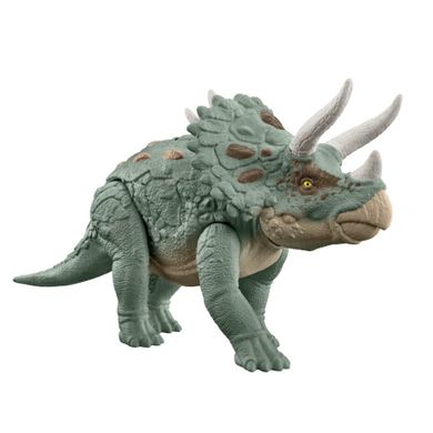 Jurassic World, Gigantic Trackers, Triceratops, dinozaur, figurina
