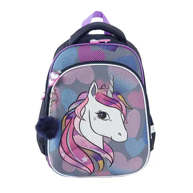 Kayokki, rucsac pentru scoala cu 1 compartiment, Unicorn