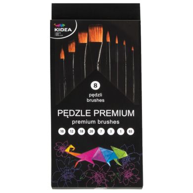 Kidea, perii premium, 8 buc.