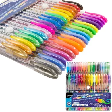 Kidea, pixuri cu gel, 36 culori