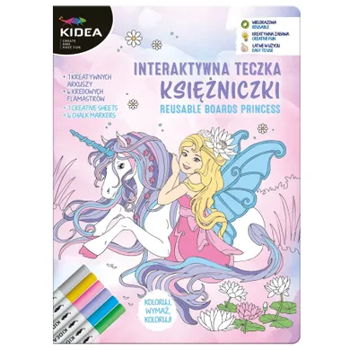 Kidea, Printese, Servieta interactiva, set creativ