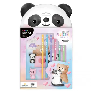 Kidea, set scolar, ursuleti de plus, 9 articole