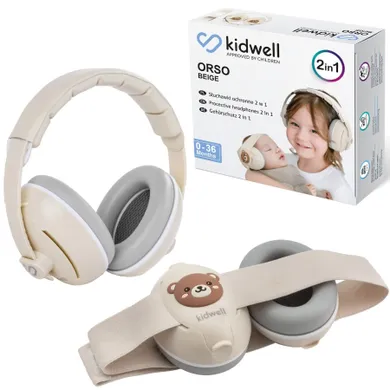 Kidwell, Orso, casti cu anulare a zgomotului 2in1, bige