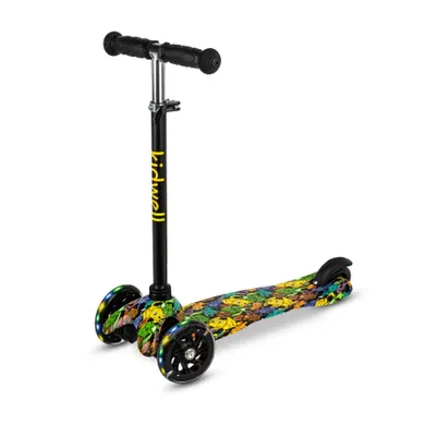 Kidwell, Uno, trotineta cu 3 roti LED, mix