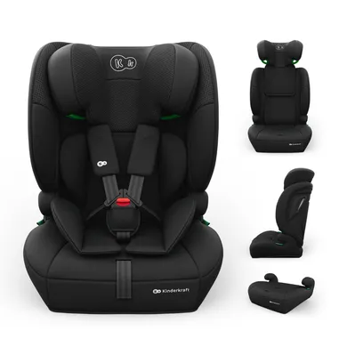 Kinderkraft, Comfort Up 2 Plus, i-Size, scaun auto, black, 100-150 cm