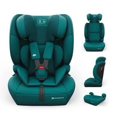 Kinderkraft, Comfort Up 2 Plus, i-Size, scaun auto, green, 100-150 cm