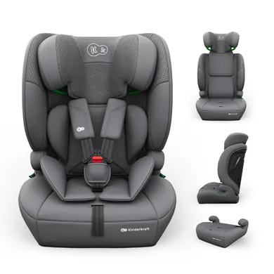 Kinderkraft, Comfort Up 2 Plus, i-Size, scaun auto, grey, 100-150 cm