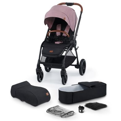 Kinderkraft, Evolution Cocoon, carucior de copii 2in1, roz