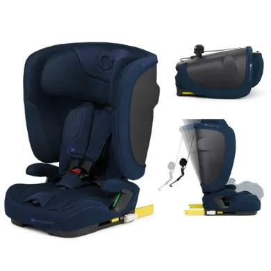 Kinderkraft, FIX2GO, i-Size, scaun auto, Navy, 76-150 cm