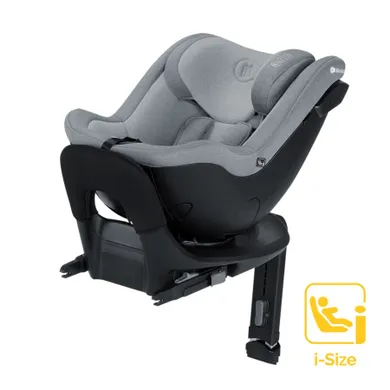 Kinderkraft, I-Guard PRO, I-size, scaun auto pentru copii, Cool Grey, 61-105 cm, 0-18 kg
