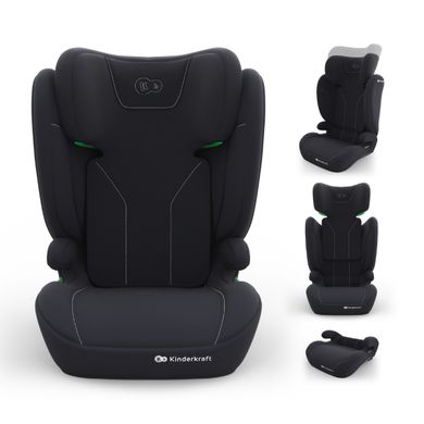 Kinderkraft, I-Spark 2 Plus, i-Size, scaun auto, black, 100-150 cm