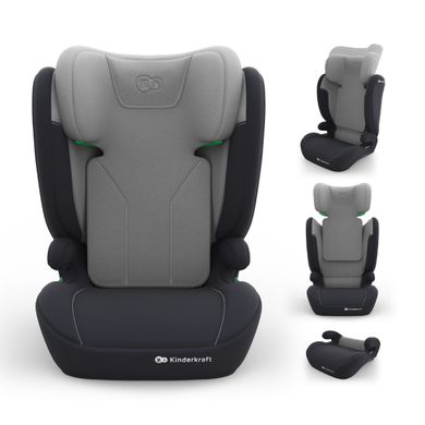 Kinderkraft, I-Spark 2 Plus, i-Size, scaun auto, grey, 100-150 cm